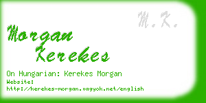 morgan kerekes business card